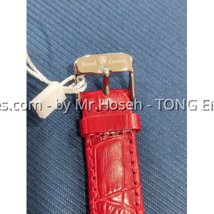 Royal Crown Crystal Leather Watch 6116L-STR-8 Royal Crown Crystal Leather Watch 6116L-STR-8