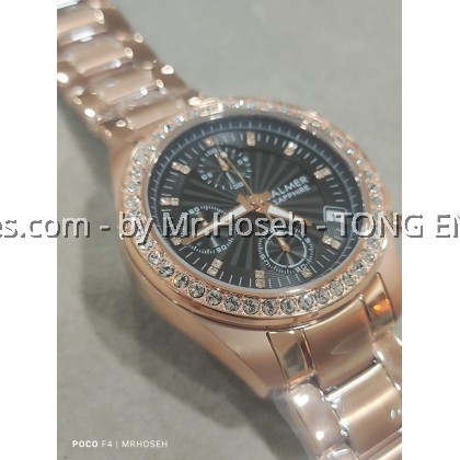 Balmer Crystals 36mm Ladies Chronograph Watch 8149M RG-4 Balmer Crystals 36mm Ladies Chronograph Watch 8149M RG-4