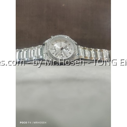 Balmer Crystals 36mm Ladies Chronograph Watch 8149M SS-1
