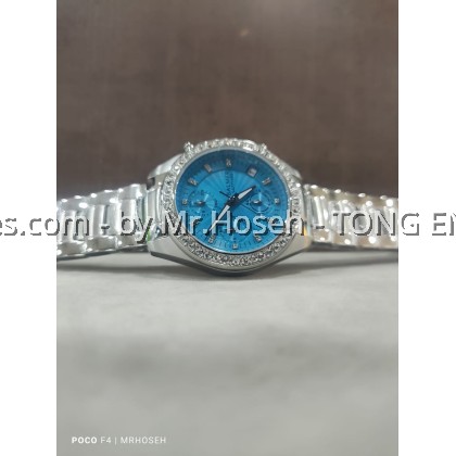 Balmer Crystals 36mm Ladies Chronograph Watch 8149M SS-BU Balmer Crystals 36mm Ladies Chronograph Watch 8149M SS-BU