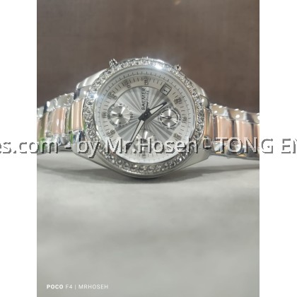 Balmer Crystals 36mm Ladies Chronograph Watch 8149M RTT-1