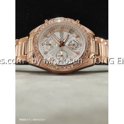Balmer Crystals 36mm Ladies Chronograph Watch 8149M RG-1 Balmer Crystals 36mm Ladies Chronograph Watch 8149M RG-1