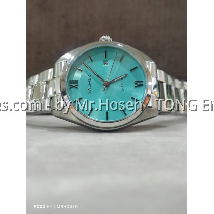 Balmer Tiffany Blue Datejust 31mm Ladies Watch 8147L SS-BU