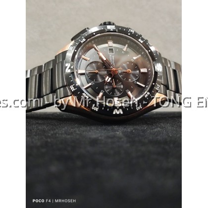 Balmer 44mm Men Chronograph Watch with Compass Bezel 8118G BRG-4