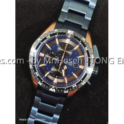 Balmer 44mm Men Chronograph Watch with Compass Bezel 8118G BRG-5