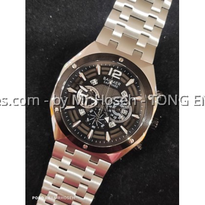 Balmer 45mm Octagon Shaped Men Chronograph Watch 8163G SS-4