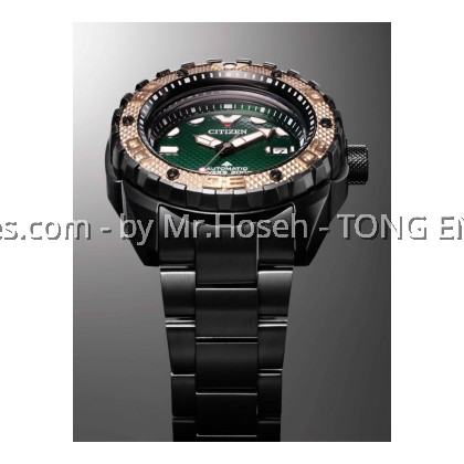 Citizen Promaster Super Titanium Green Anaconda Asia-Only Limited Edition Dive Automatic Men Watch NB6008-82X