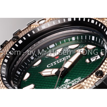 Citizen Promaster Super Titanium Green Anaconda Asia-Only Limited Edition Dive Automatic Men Watch NB6008-82X