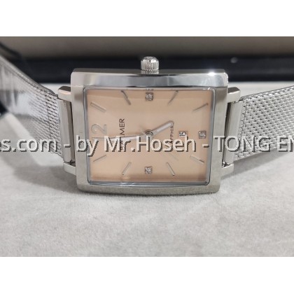 Balmer 26mm Square Crystal Ladies Watch 8165M SS-2 Balmer 26mm Square Crystal Ladies Watch 8165M SS-2