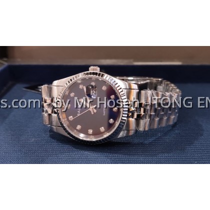 Balmer 30mm Datejust Ladies Quartz Watch 8172L SS-5S