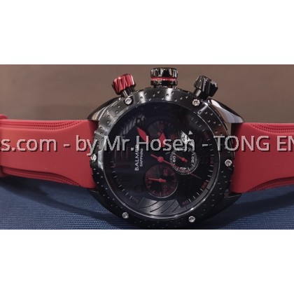 Balmer 45mm XXL Big Crown Chronograph Men Watch 8810G BK-49