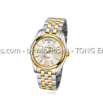 Titoni Airmaster Two-Tone 38.5mm Day-Date T-93909 SY-342 Titoni Airmaster Two-Tone 38.5mm Day-Date T-93909 SY-342