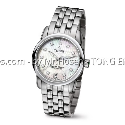 Titoni Master Series Chronometer Diamond 33.5mm Ladies 23588 S-357 Titoni Master Series Chronometer Diamond 33.5mm Ladies 23588 S-357
