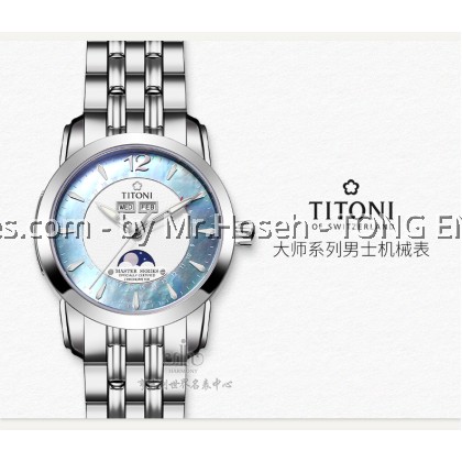 Titoni Master Series Chronometer Annual Calendar Pointer Date MOP 94788 S-348 Titoni Master Series Chronometer Annual Calendar Pointer Date MOP 94788 S-348