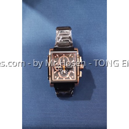 Balmer 42mm Rectangle XL Chronograph Men Quartz Watch A8144G BRG-48