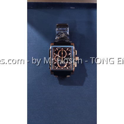 Balmer 42mm Rectangle XL Chronograph Men Quartz Watch A8144G BRG-5