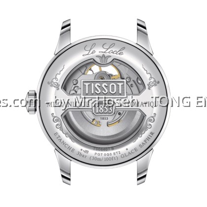 TISSOT LE LOCLE POWERMATIC 80 OPEN HEART T006.407.11.033.02 T0064071103302