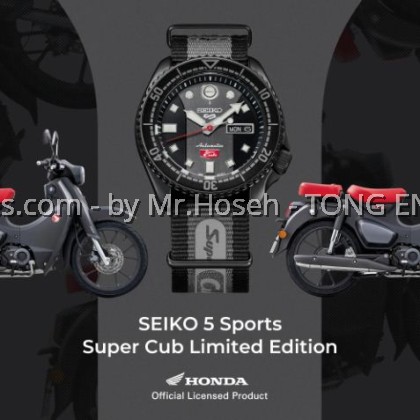  SEIKO 5 Sports Honda Super Cub Limited Edition Automatic SRPJ75K1