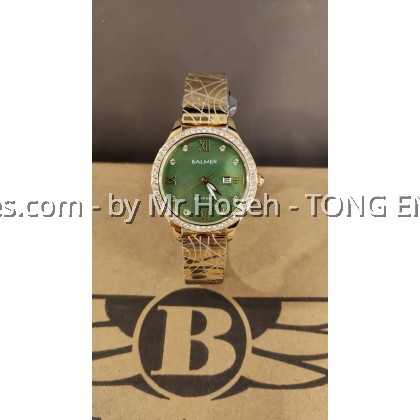 Balmer 32mm Elegant MOP Women's Quartz Watch 8175L GP-6