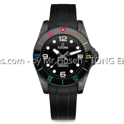 Titoni COSC-certified Seascoper 600 CarbonTech 83600 C-RA-256 Titoni COSC-certified Seascoper 600 CarbonTech 83600 C-RA-256