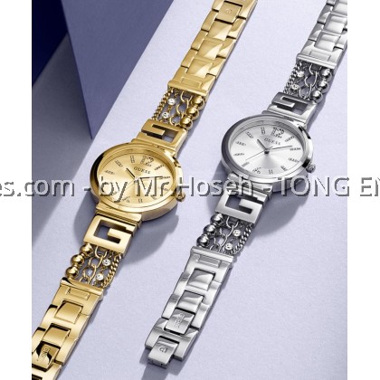 Guess G CLUSTER 32MM LADIES TREND SILVER TONE WATCH GW0545L1