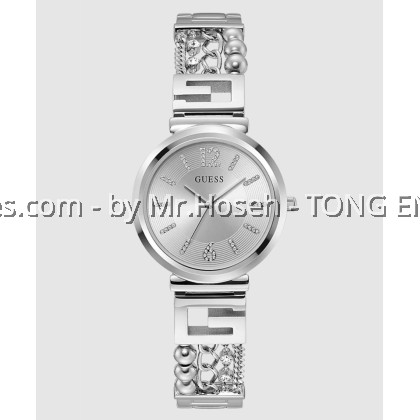 Guess G CLUSTER 32MM LADIES TREND SILVER TONE WATCH GW0545L1