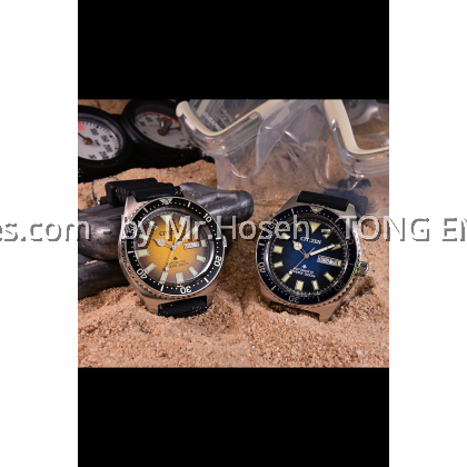 CITIZEN PROMASTER AUTOMATIC GENTS DIVING WATCH YELLOW DIAL - NY0120-01X CITIZEN PROMASTER AUTOMATIC GENTS DIVING WATCH YELLOW DIAL - NY0120-01X