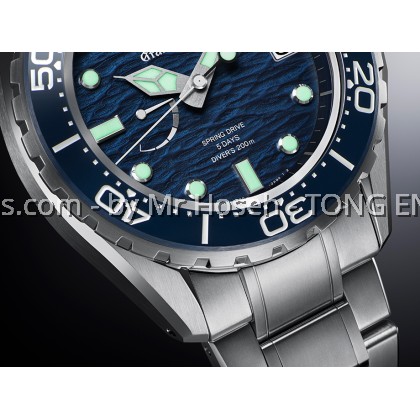 Grand Seiko Evolution 9 Collection Diver Blue "Ushio" SLGA023G 5 Days 9R Spring Drive