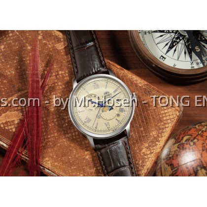 Orient Bambino Sun and Moon Mechanical Classic Watch RA-AK0803Y