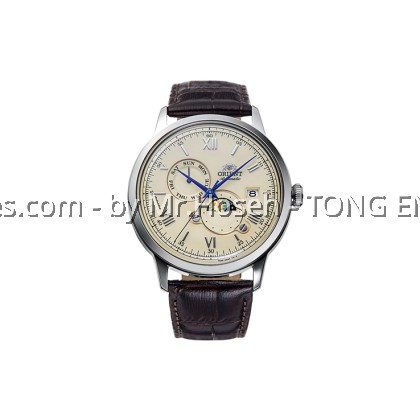 Orient Bambino Sun and Moon Mechanical Classic Watch RA-AK0803Y