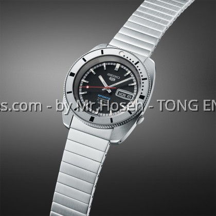 Seiko 5 Sports ‘Pepper Black’ 1968 Heritage Re-creation Limited Edition SRPL05K1