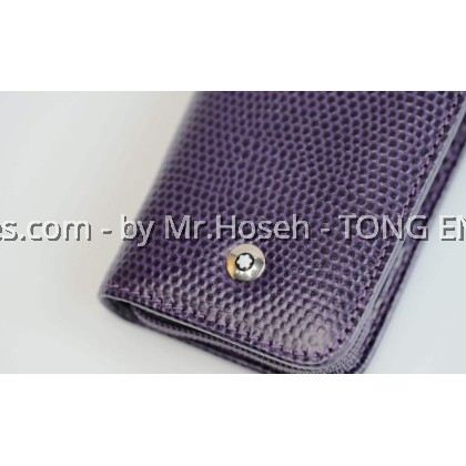 Montblanc Boheme Jewels Amethyst Violet Leather Ballpoint Pen 9926