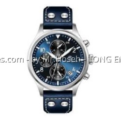 Alain Delon Pilot Watch Chronograph AD490-1385C