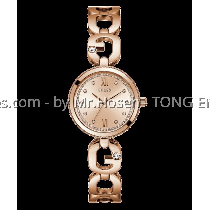 GUESS Ladies Rose Gold Tone Analog Watch 30mm GW0759L3