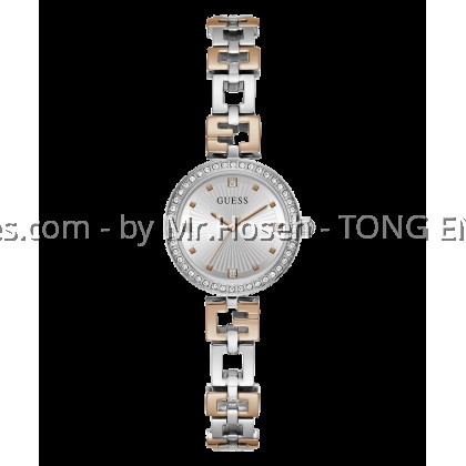 GUESS Ladies 2-Tone Silver Tone Analog Watch 26mm GW0656L2 GUESS Ladies 2-Tone Silver Tone Analog Watch 26mm GW0656L2