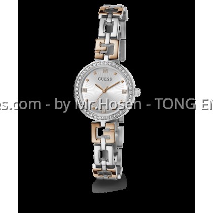 GUESS Ladies 2-Tone Silver Tone Analog Watch 26mm GW0656L2 GUESS Ladies 2-Tone Silver Tone Analog Watch 26mm GW0656L2