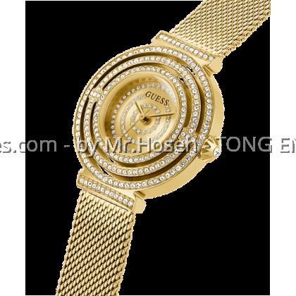 GUESS Ladies Gold Tone Analog Watch 32mm GW0550L2