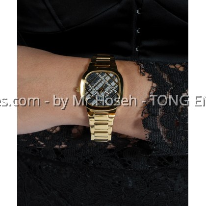 GUESS Ladies Gold Analog Watch 32mm GW0600L2