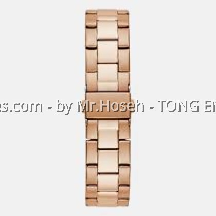 GUESS Ladies Rose Gold Tone 2-Tone Multi-function Watch 39mm GW0557L2