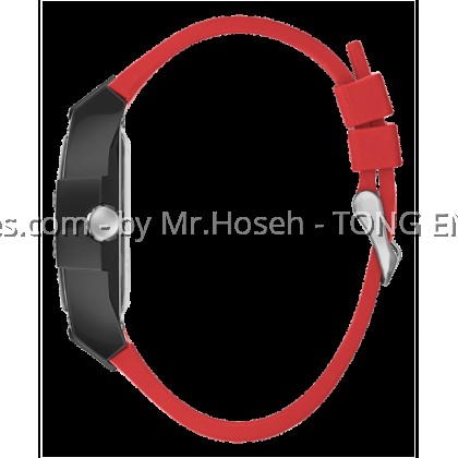 GUESS Mens Red Black Multi-function Watch 41.5mm GW0203G4