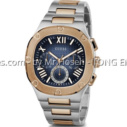 GUESS Mens 2-Tone Multi-function Watch 42mm GW0572G4