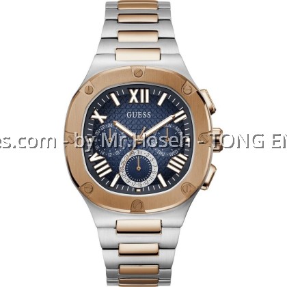 GUESS Mens 2-Tone Multi-function Watch 42mm GW0572G4