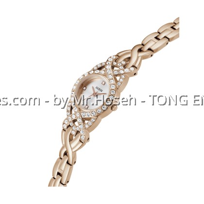GUESS Adorn Ladies Rose Gold Tone Analog Watch 23mm GW0682L3 GUESS Adorn Ladies Rose Gold Tone Analog Watch 23mm GW0682L3