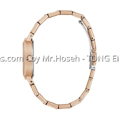 GUESS Rose Bud Rose Gold Tone Square Ladies Watch 32mm GW0544l4 GUESS Rose Bud Rose Gold Tone Square Ladies Watch 32mm GW0544l4