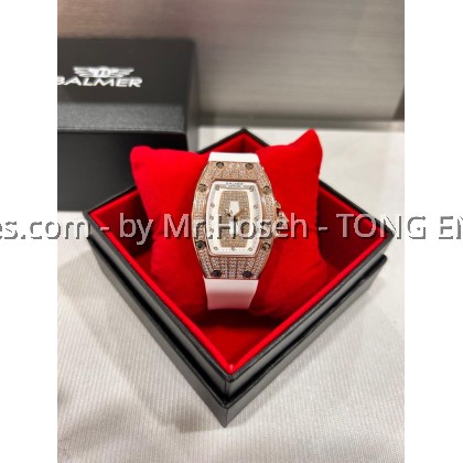 Balmer Tonneau Red Lips Crystal Ladies Quartz Watch 5135L RG-1