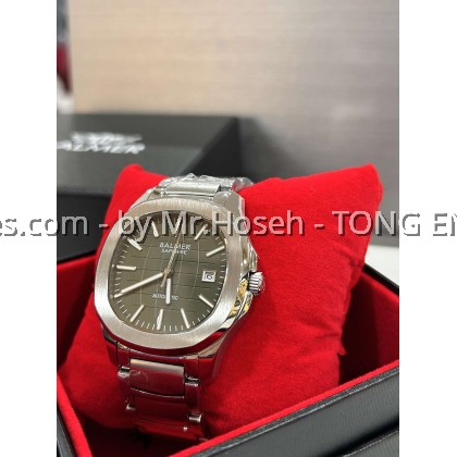 Balmer Rounded Octogonal Aquan@ut Automatic Watch 8209G SS-6