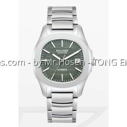 Balmer Rounded Octogonal Aquan@ut Automatic Watch 8209G SS-6