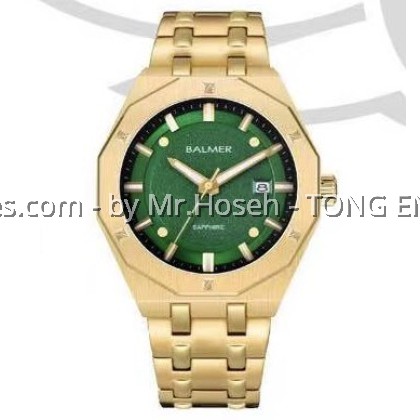 Balmer Dodecagon Gents Quartz Watch 8824G GP-6