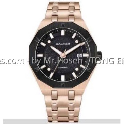 Balmer Dodecagon Gents Quartz Watch 8824G RG-4