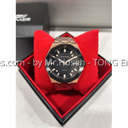 Balmer Dodecagon Gents Quartz Watch 8824G RG-4
